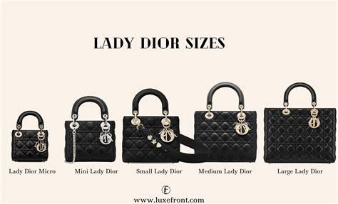 lady dior medium measurement